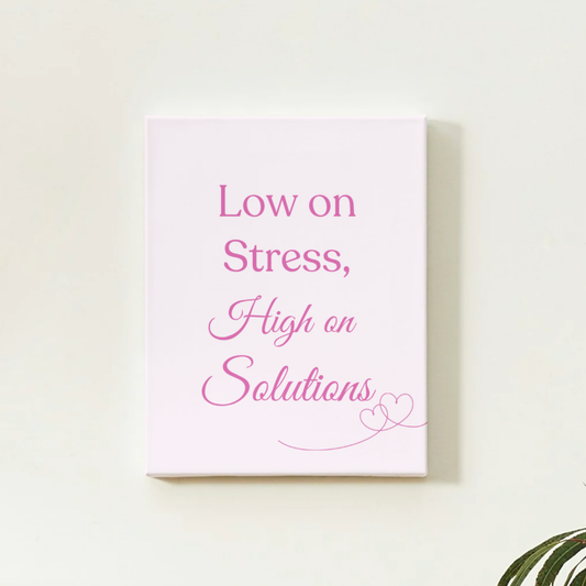 Abundant Inspo Canvas, Pink