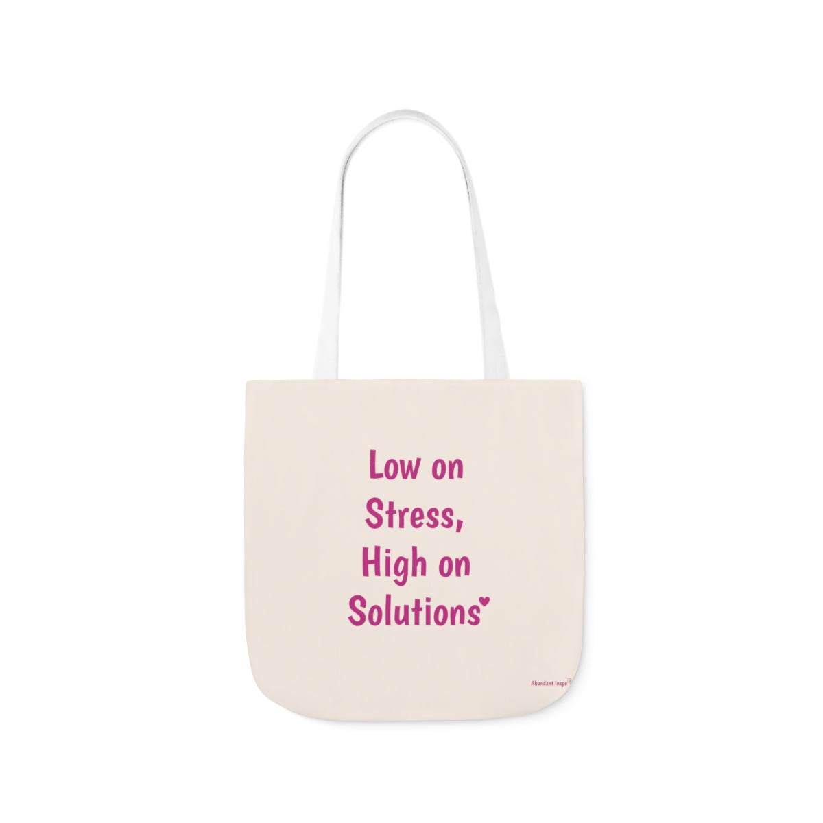 Creme and Pink Tote Bag