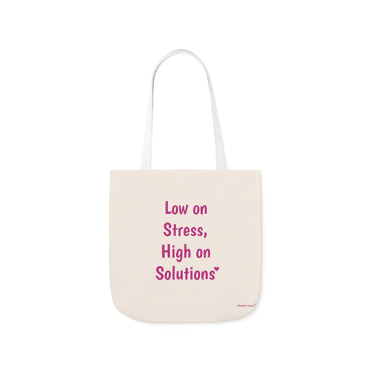 Creme and Pink Tote Bag