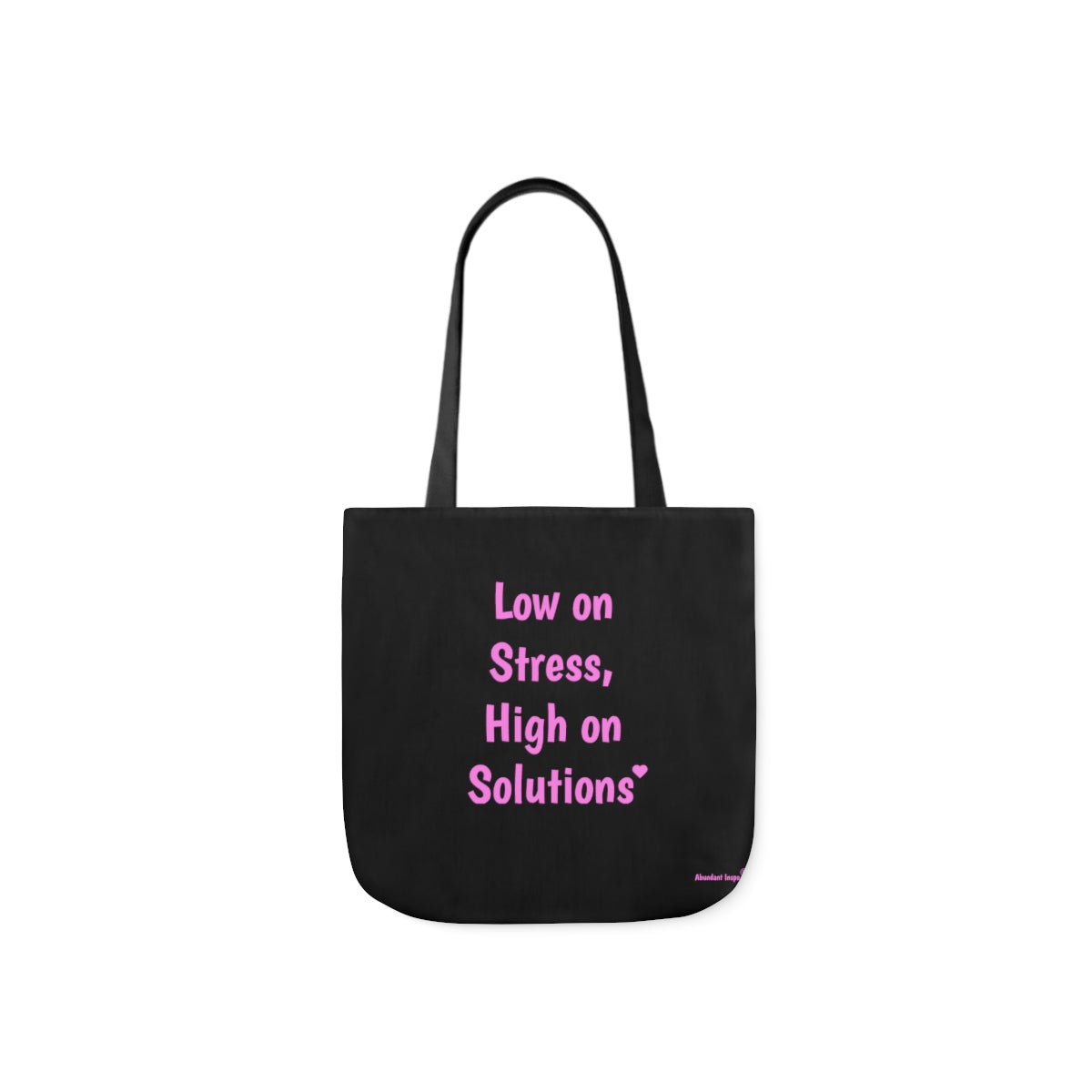 Pink and Black Tote Bag