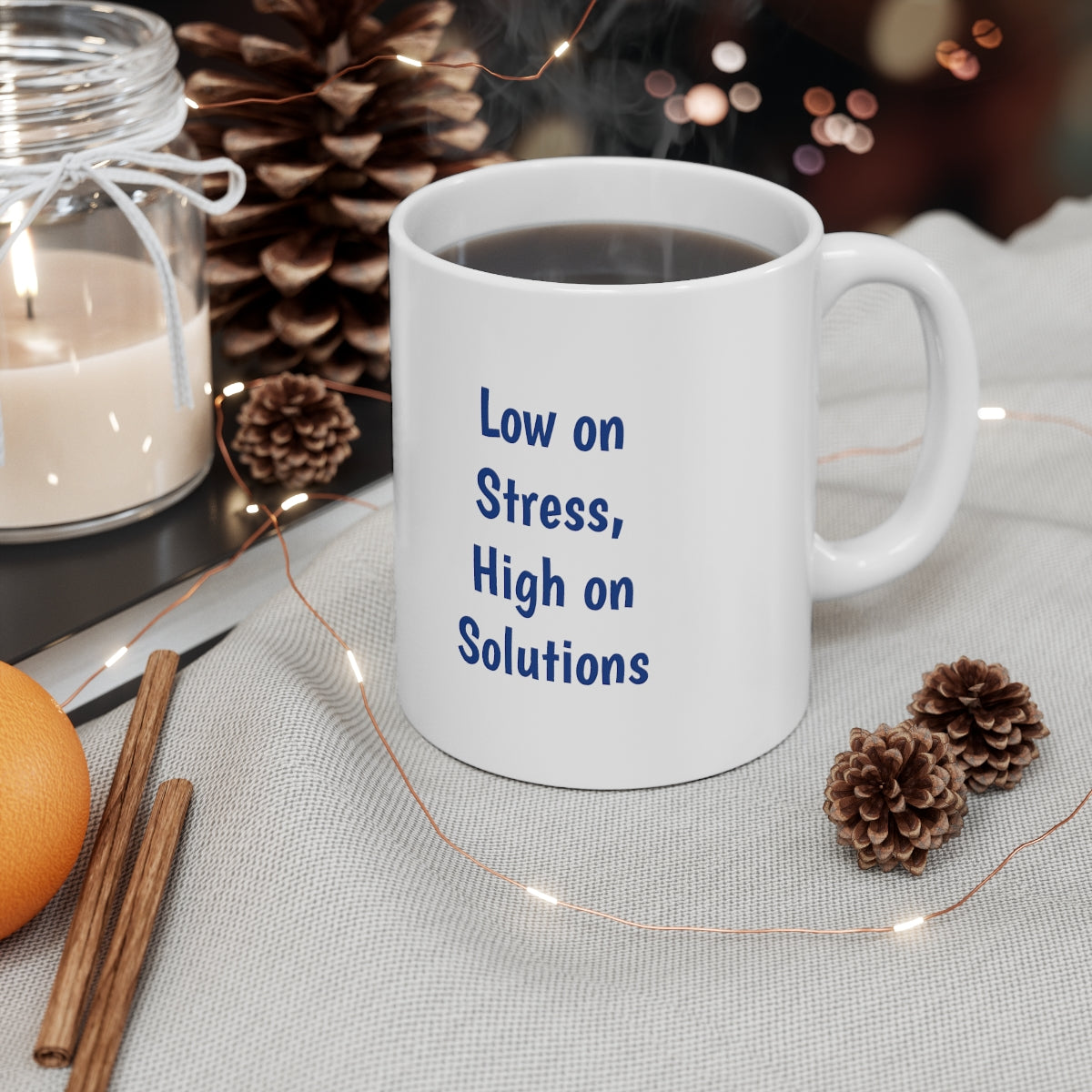 Ceramic Mug, Blue