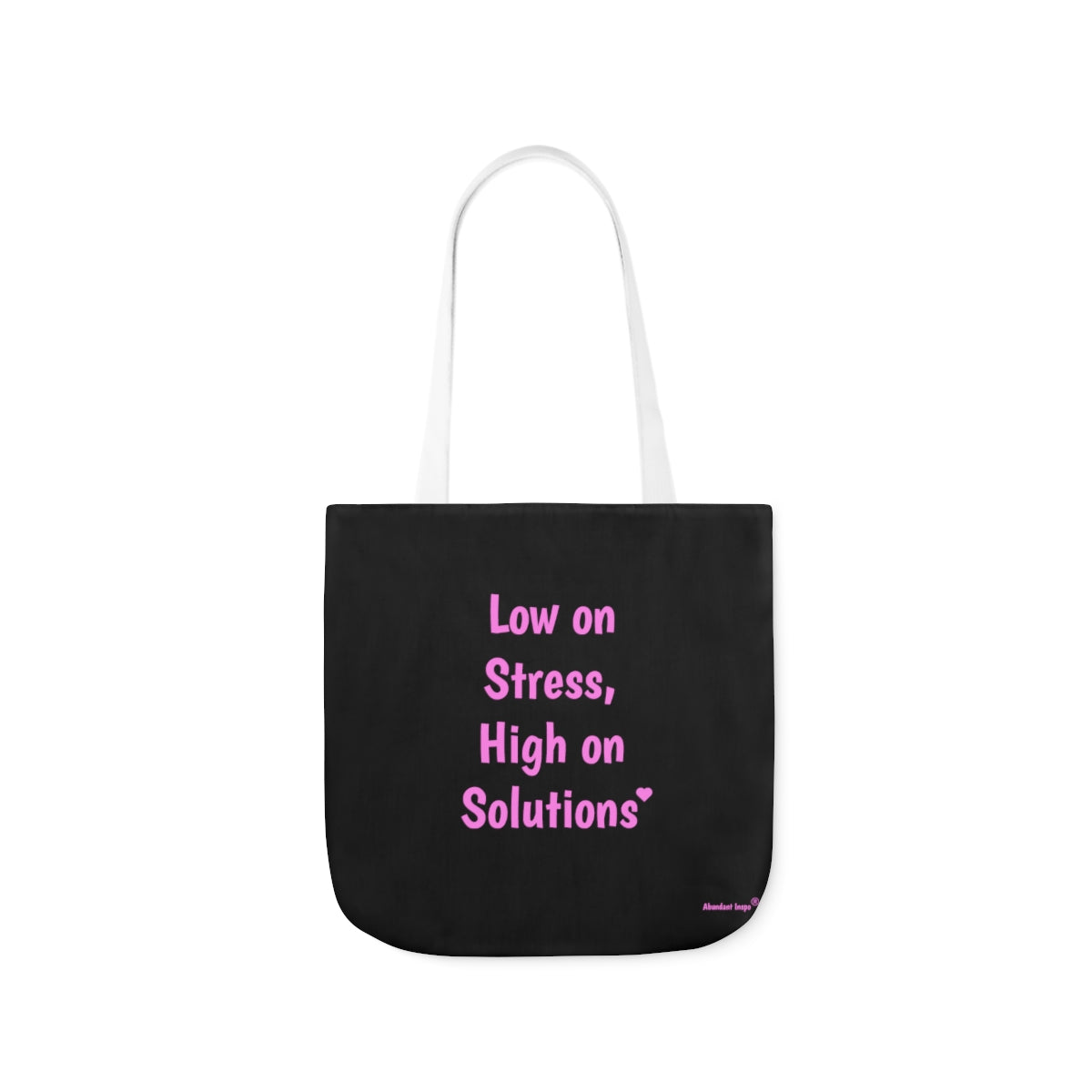 Pink and Black Tote Bag