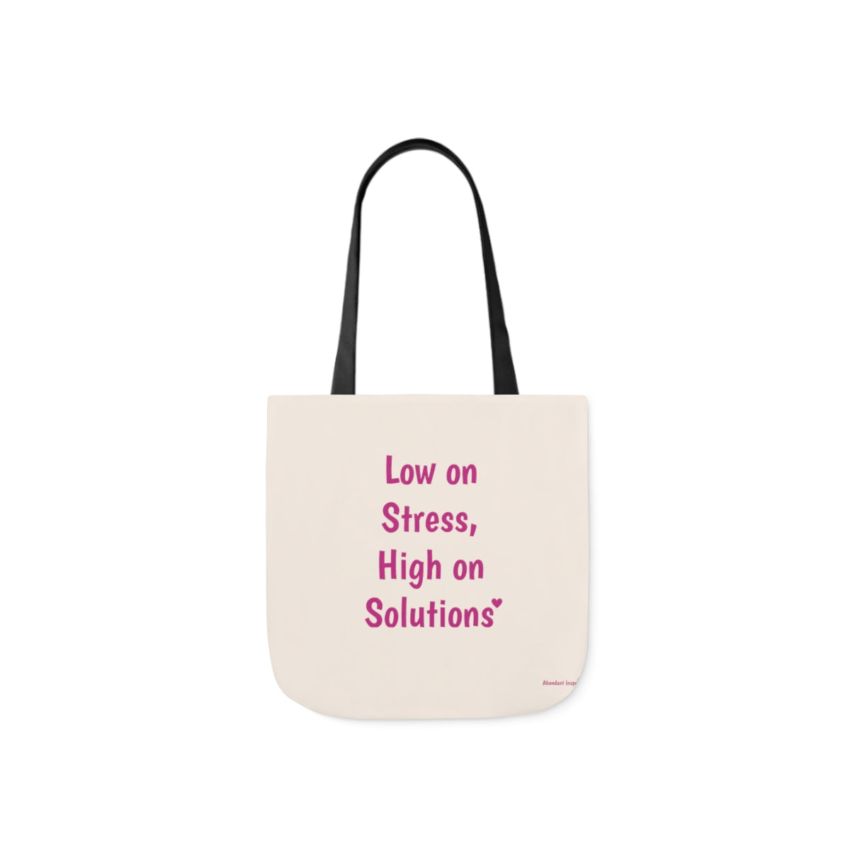 Creme and Pink Tote Bag